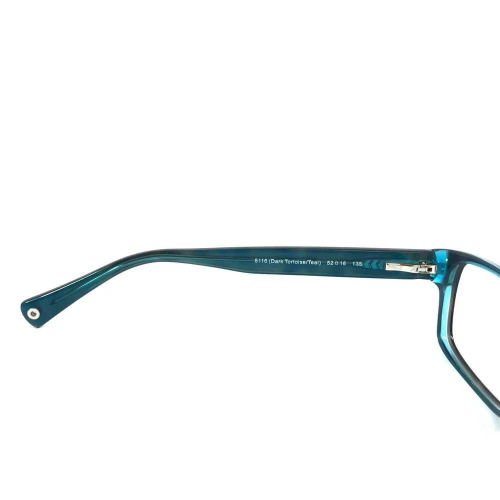 Coach Eyeglasses Frames HC6040 Brooklyn 5116 Dark Tortoise/Teal Blue 52-16-135